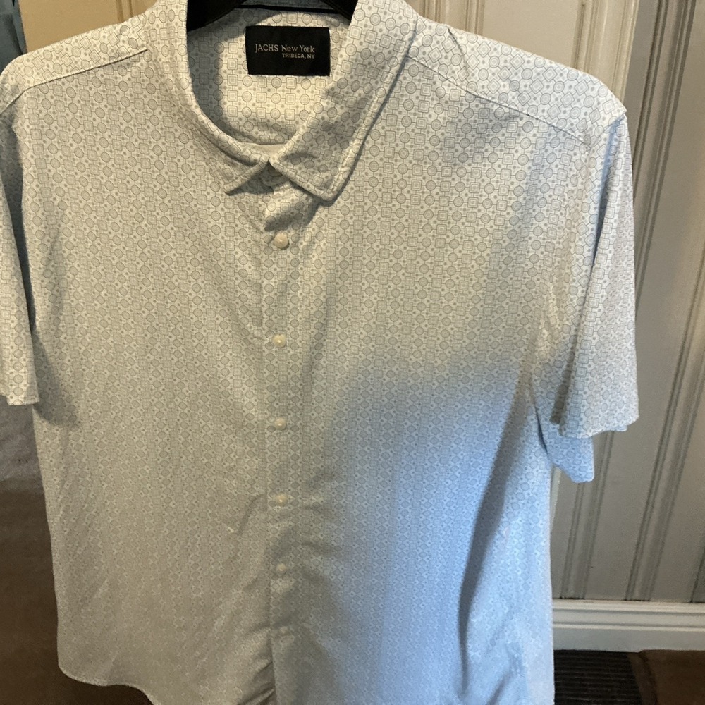 Jachs New York Short Sleeve Button Down mens XL